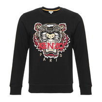 Kenzo/高田贤三 纯棉鸡年限量款虎头绣花长袖男士卫衣 75 4X7 5SW001 99(黑色 L)