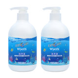 Wyeth 惠氏洗手液WL60婴幼儿童洗手液弱酸性配方不含香精色素温和滋润350ml(洗手液 WL60（二瓶装）)