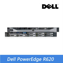 戴尔（DELL)R620 1U机架式服务器 E5-2620V2*2/32G/300G*5/H710/DVD/双电源
