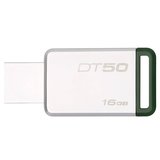 金士顿（Kingston）DT50 16GB 金属U盘 USB3.1 绿色(绿色 16G)
