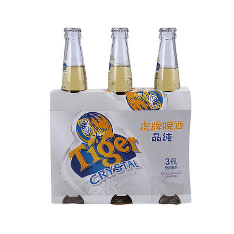 啤酒虎牌晶纯大瓶装550ml3瓶组返回商品页