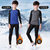 儿童速干衣滑雪紧身训练服冬季运动套装打底保暖内衣足球篮球男童(S 一次两套，替换无忧【保暖】)