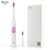 拜尔（BAIR） 拜尔A9智能3档电动牙刷智能提醒成人声波震动电动牙刷（送2支刷头+充电线）(粉红色)第2张高清大图