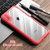苹果iPhone XSMAX手机壳苹果xs气囊防摔镜头全包XR硅胶保护套(红色 苹果XS Max 6.5英寸)