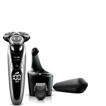 飞利浦（PHILIPS） S9731/31 电动剃须刀 智能清洁系统，卡入式胡须造型器，3种模式，3位数电池电量指示灯