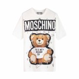 Moschino/莫斯奇诺 女士白色棉质短袖T恤 EA0704-5540-2002 XS白 国美超市甄选