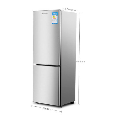 万宝(Wanbao) BCD-170D 170升家用双门冰箱 金属拉丝面板 双开门电冰箱