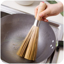 刷锅神器洗锅刷竹刷子洗锅的刷子厨房用洗碗竹制锅刷清洁刷2个装