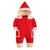 婴儿连体衣秋冬装宝宝衣服0-3-6个月套装加厚新生儿网红外出抱衣(红色 90cm)