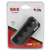 SKE SK-HB04 USB2.0高速4口集线器HUB（黑色）