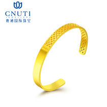 CNUTI粤通国际珠宝 999足金手镯 婚嫁约29.62克