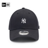 【薇娅推荐】NEW ERA纽亦华棒球帽MLB系列NY洋基队经典时尚情侣弯檐帽黑色(黑色 均码)