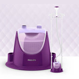 飞利浦(Philips)挂烫机家用双杆手持挂式立式蒸汽电熨斗熨衣服熨烫机GC508(紫)