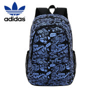 adidas阿迪达斯三叶草中高学生书包韩版男士女士运动背包双肩包AD-0081(蓝色)