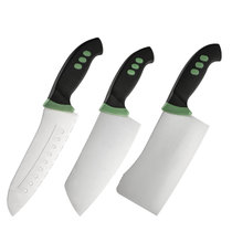 家家旺厨房刀具套装 不锈钢刀具三件套YG301(不锈钢 3套优惠装)