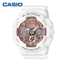 卡西欧(CASIO)手表 G-SHOCK系列MINI运动男女表 GMA-S120MF-1A(白色 树脂)