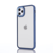 适用iPhone13iPhone 13ProiPhone 13ProM手机壳金属鹰眼镜头三合一肤感磨砂苹果13防摔保护套(远峰蓝 iPhone13)