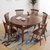 冬巢北欧实木餐桌椅组合现代简约吃饭桌子家用小户型餐厅家具(胡桃色 1.35米单桌)