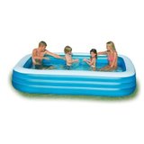 美国INTEX58484超大儿童游泳池 家庭水池 长方形充气戏水池 标配
