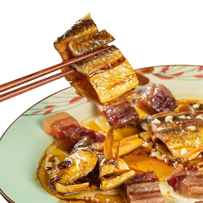 广东特产寻味顺德鲮鱼干干货淡水鱼干下饭菜风干腌制腊鱼非咸鱼干说明