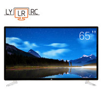 LY LR RC v65b 65英寸液晶电视 防爆钢化玻璃款电视 4K网络智能平板高清电视机 大家电 赠送底座和挂架(黑色 65英寸4K网络电视)