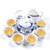 润器 青花缕空玲珑功夫茶具 盖碗茶壶茶杯茶具套装茶具整套新品(玲珑之韵盖碗10件)