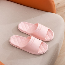 新款EVA凉拖鞋 夏季男女士家居拖鞋防滑轻便室内浴室拖鞋(粉色 38-39)