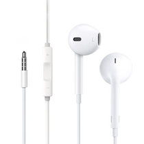 苹果6s/5s原装耳机 入耳式耳机 线控音乐手机耳机 适用于iPhone6s/5s/iPad(白色)