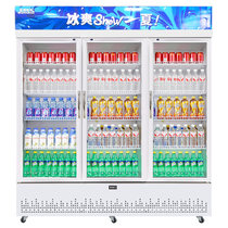 五洲伯乐（WUZHOUBOLE）商用冰柜展示柜保鲜柜立式冷藏柜商用展示柜双门三门饮料柜冷柜啤酒柜(LC-1288)