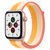 Apple Watch SE 智能手表 GPS+蜂窝款 44毫米银色铝金属表壳 黍米色配白色回环式运动表带MKT23CH/A