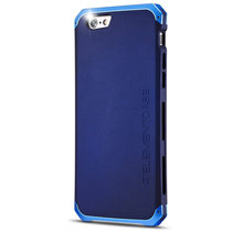 手机壳金属边框硅胶保护套 适用于苹果iphone6 4.7寸/Plus 5.5寸(4.7寸-宝蓝色)