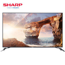 夏普 (SHARP) XLED-50MY4200A黑 50英寸4K超清智能网络家用平板电视