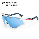 RUDY PROJECT自行车骑行眼镜运动太阳镜光泽白/海军蓝/多层镀膜冰k-286 国美超市甄选