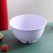 日式拉面碗单个家用创意防摔碗饭碗吃泡面碗北欧餐具大号汤碗面碗(特大号拉面碗【直径17cm*高9cm】北欧紫色)