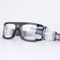 邦士度篮球眼镜运动护目镜可配近视眼镜框足球网球羽毛球骑行眼镜 BL022均码黑 国美超市甄选