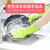素亲 1双【加厚洗碗】洗碗手套女神器魔术硅胶加厚防裂耐用清洁家务厨房防水洗衣服手套(紫色)