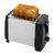 多士炉烤面包机2片不锈钢自动弹起土吐司机方便携快速早餐小烤箱(黑色不锈钢款)