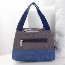 新款手提包女布包帆布大容量防水便当包饭盒袋拎袋小布包妈咪包