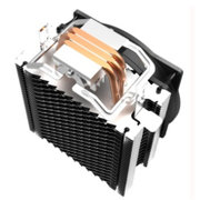 超频三（PCCOOLER）黄海豪华+ 智能温控 全平台CPU散热器（4条纯铜热管/LED）