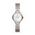 EMPORIOARMANI阿玛尼手表女时尚简约大气玫瑰金女士手表AR11157(金色 钢带)