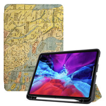 2020款ipadpro保护套带笔槽苹果平板电脑pro12.9英寸保护壳硅胶薄卡通全包防摔智能休眠支架皮套 MUNU(图3)