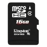 金士顿（Kingston）16G 手机内存卡存储卡闪存卡手机卡TF卡 16GB高速内存卡 C4