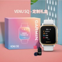 佳明Garmin VenuSQ时尚功能手表普通版 象牙白 血氧心率,智能手表,时尚腕表,支付腕表