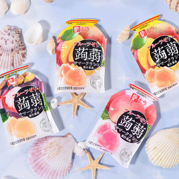 网红热卖郭大少蒟蒻果冻低卡综合水果味15果汁果冻288g盒