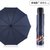 雨伞 折叠超轻小清新伞 创意10骨三折雨伞 手动轻便伞(藏青色)