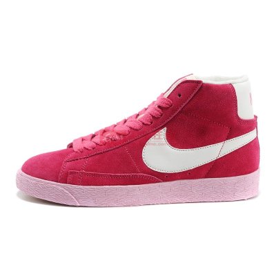 nike/耐克高帮开拓者男女鞋板鞋潮流时尚女子休闲鞋跑步鞋(胭脂红 38)