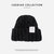 SUNTEK毛线帽子女冬季韩版ins显脸小宽松冷帽2021新款时尚洋气针织帽潮(有弹性（54-58cm）一般都能带 #487黑色)