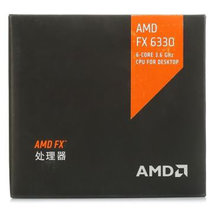 AMD FX系列六核 FX-6330 盒装CPU（Socket AM3+/3.6GHz/14M缓存/95W）