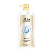 Olay美肌滋润沐浴乳莹亮滋养900毫升  珍珠精粹 沐浴香氛(白色)