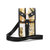 Versace范思哲 男士织物配皮颈部挂包手机包套 DP88431 DNYST6(5B02L 黑色BaroccoMosaic印花)